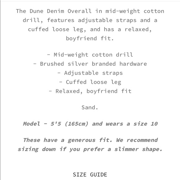 Dune Denim Overall Zulu & Zephyr - Picture 5 of 8